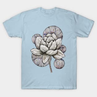 Lotus Flower Abstract III T-Shirt